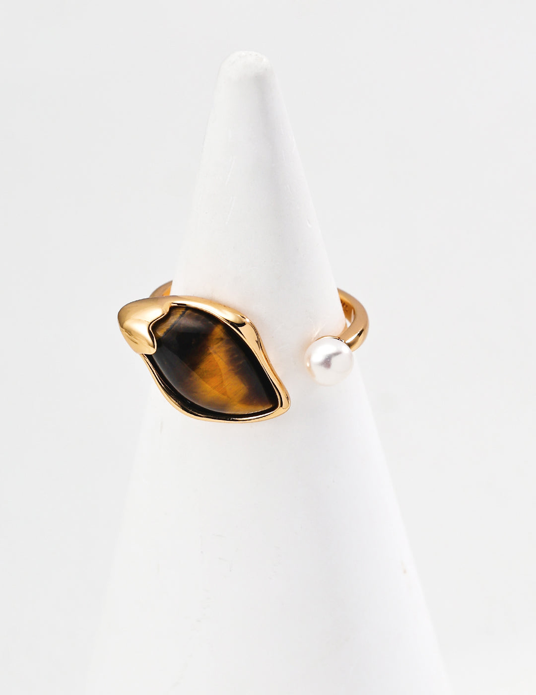 Grounded Pearl Ring