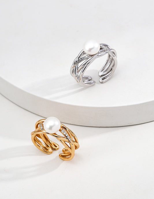 Pearl Axis Ring